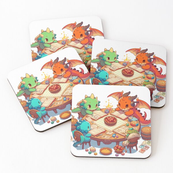 Item preview, Dragons Playing DnD designed and sold by dragongf.