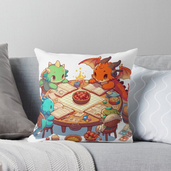 Item preview, Dragons Playing DnD designed and sold by dragongf.