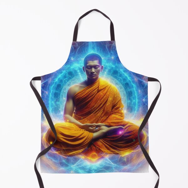 Item preview, Illumination with Buddhist monk levitation in the form of an energetic mandala designed and sold by shacalacah.