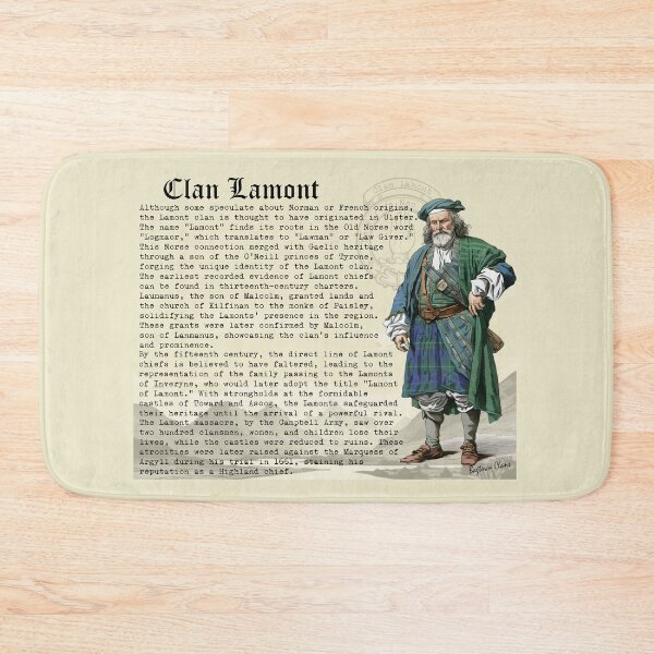 Item preview, Clan Lamont Scottish History  designed and sold by BagTown Clans.