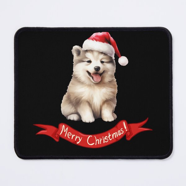 Item preview, Smiling Dog (Merry Christmas) designed and sold by ViaNature.
