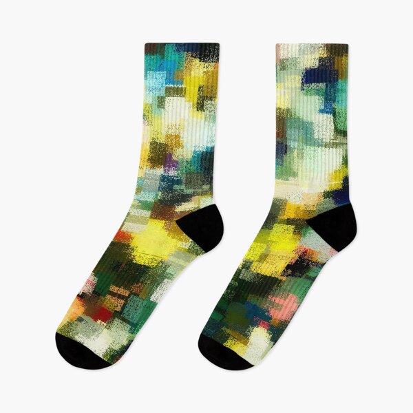 Item preview, Multicolor Crosshatch Abstracting Squares designed and sold by Marco Sales.