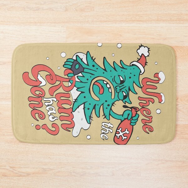 Item preview, Where The Rum Has Gone Funny Christmas Tree designed and sold by TeeServes.