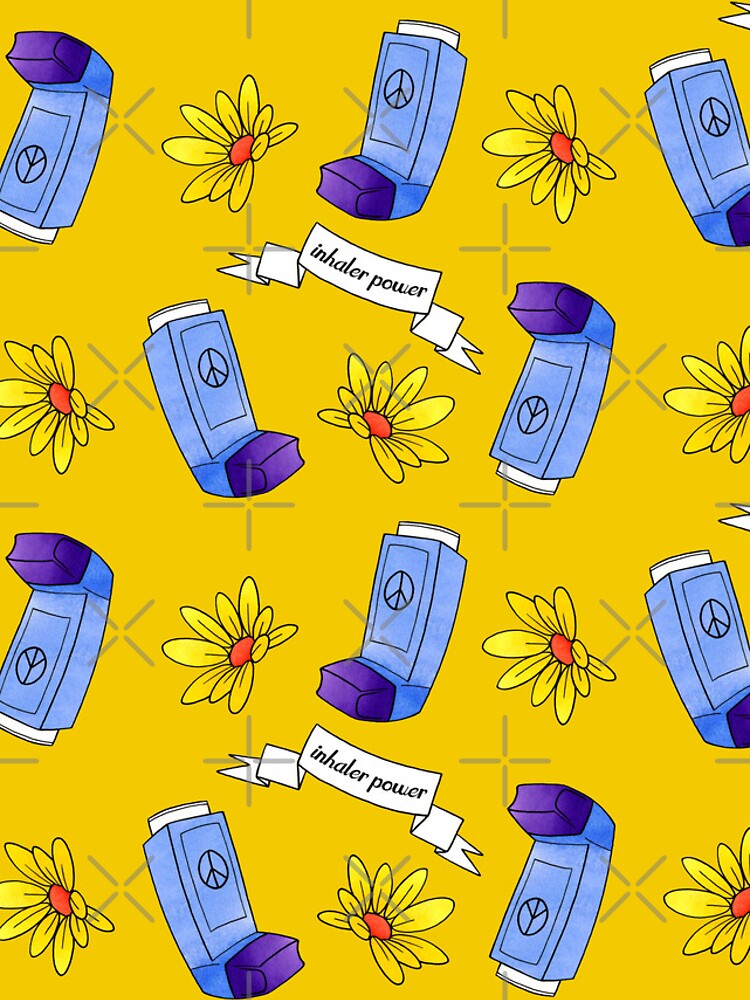 Thumbnail 4 of 4, iPhone Case, Inhaler Power! - pattern - yellow designed and sold by ChiaFilincieri.