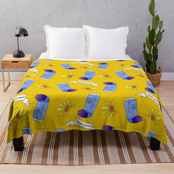 Item preview, Inhaler Power! - pattern - yellow designed and sold by Chiara Filincieri.