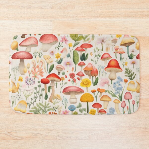 Artikelvorschau, Fungi Fantasia: A Mushroom Pattern Collection - Design 5 entworfen und verkauft von kawaiidoodlesuk.