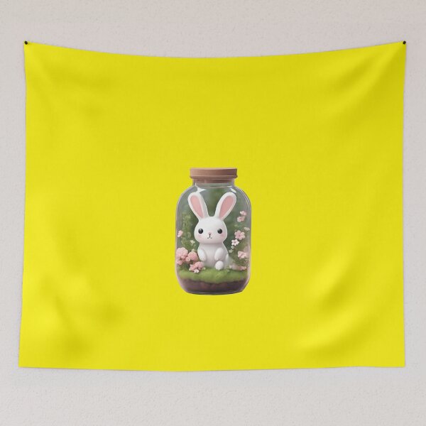 Artikelvorschau, KAWAII-HASE IN EINER FLASCHE entworfen und verkauft von KawaiiLyfe.