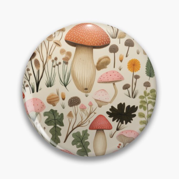 Artikelvorschau, Fungi Fantasia: A Mushroom Pattern Collection - Design 8 entworfen und verkauft von kawaiidoodlesuk.