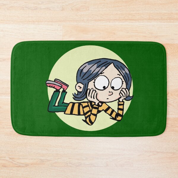 Item preview, girl looks thoughtfully at the floor while thinking designed and sold by duxpavlic.