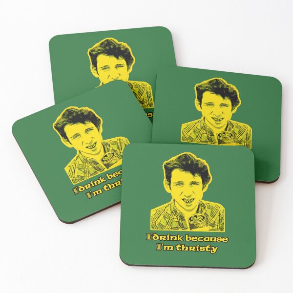 Item preview, Shane drink quote Macgowan designed and sold by MetalSatyrShop.