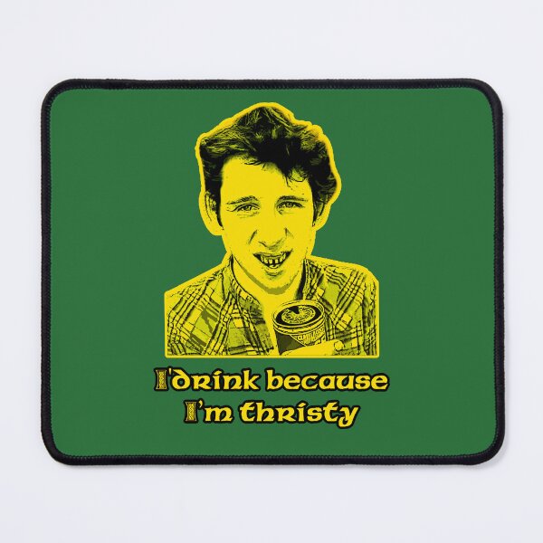 Item preview, Shane drink quote Macgowan designed and sold by MetalSatyrShop.