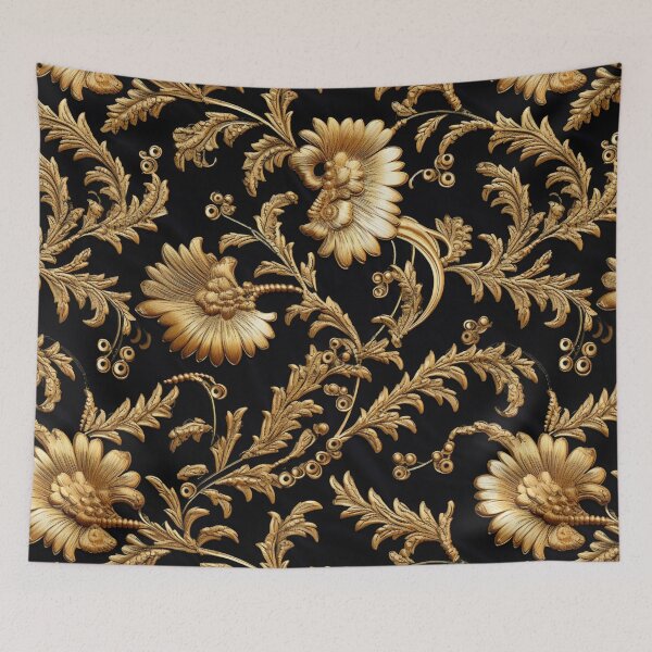 Item preview, Brocade Black & Gold designed and sold by Becooldesing.