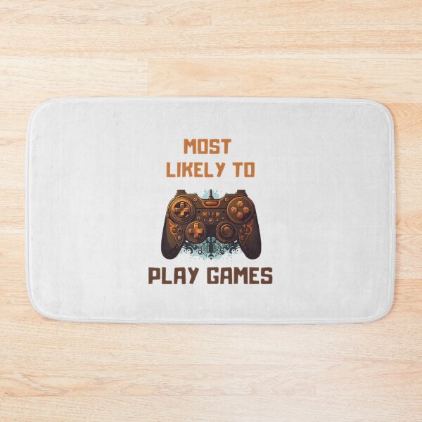 Item preview, Most likely to play games in vintage designed and sold by InverseArt.