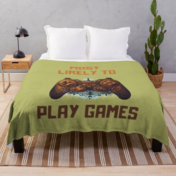 Item preview, Most likely to play games in vintage designed and sold by InverseArt.