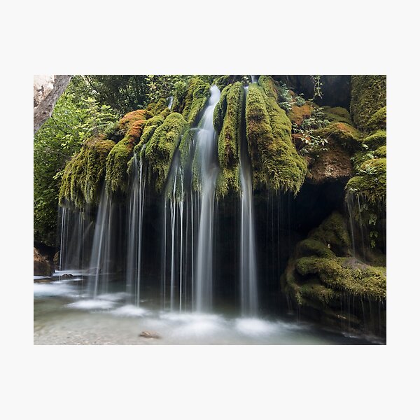Capelli di Venere waterfalls Photographic Print