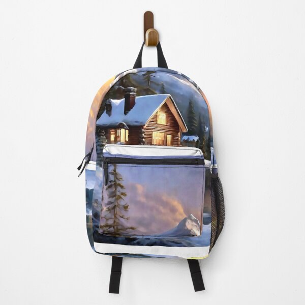 Item preview, Snow Mountain Cabin designed and sold by CAC Graphics.