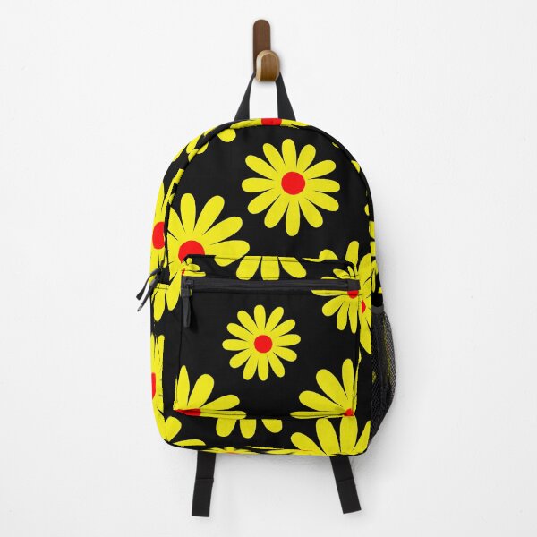 Item preview, mid century modern cute retro yellow flower pattern designed and sold by DesignYourWaystore.