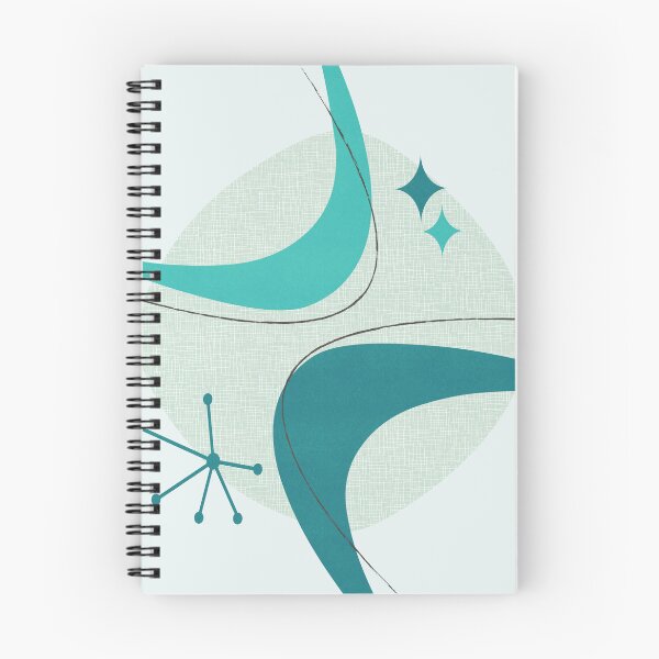 Item preview, Retro Mid Century Modern Atomic Age 26 Aqua, Teal designed and sold by trdstudio.