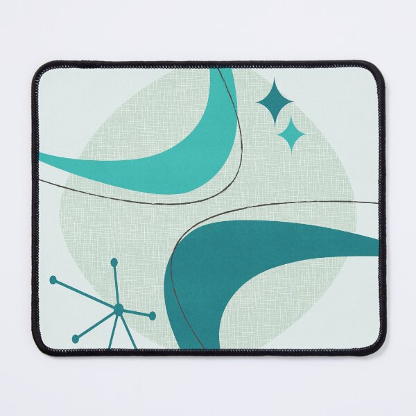 Item preview, Retro Mid Century Modern Atomic Age 26 Aqua, Teal designed and sold by trdstudio.