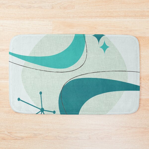 Item preview, Retro Mid Century Modern Atomic Age 26 Aqua, Teal designed and sold by trdstudio.
