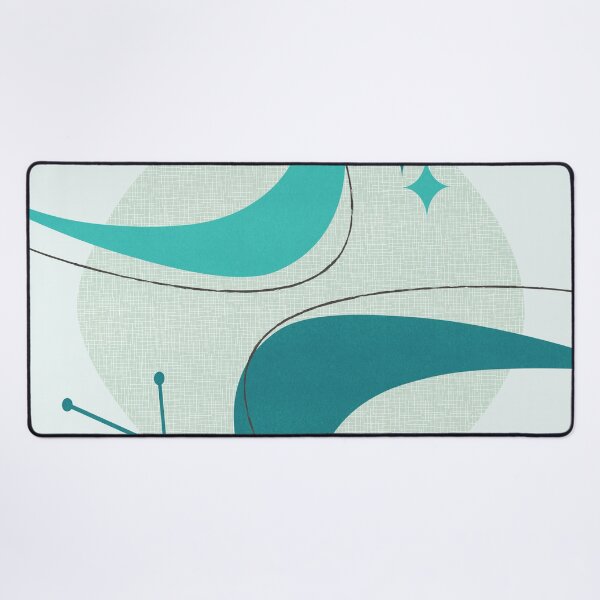 Item preview, Retro Mid Century Modern Atomic Age 26 Aqua, Teal designed and sold by trdstudio.