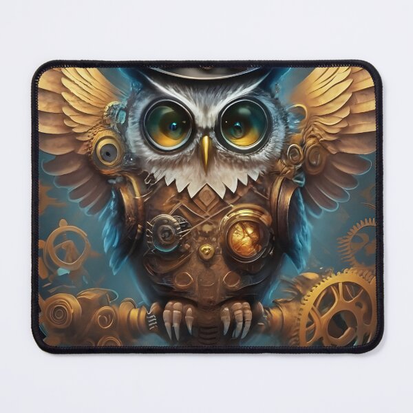 Item preview, Steampunk owl designed and sold by spoo-art.