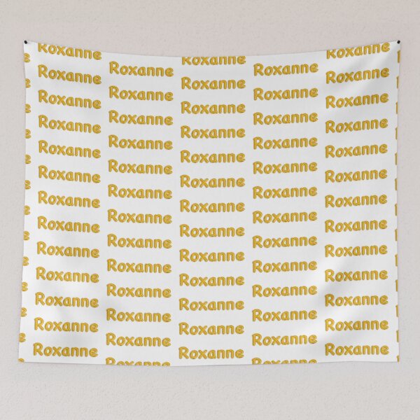 Item preview, Golden Balloon Foil Roxanne Name Label  designed and sold by NormadWorld.