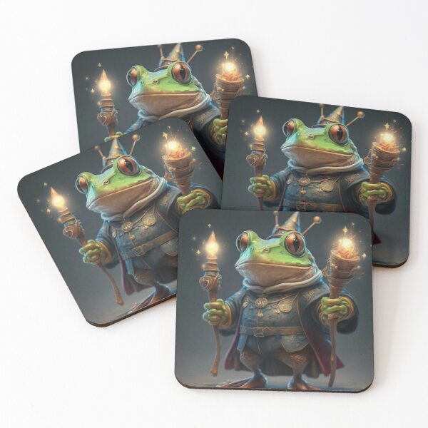 Item preview, Witch Magic Wand:Wizard Frog With Magic Wand lovers. designed and sold by Obinne.