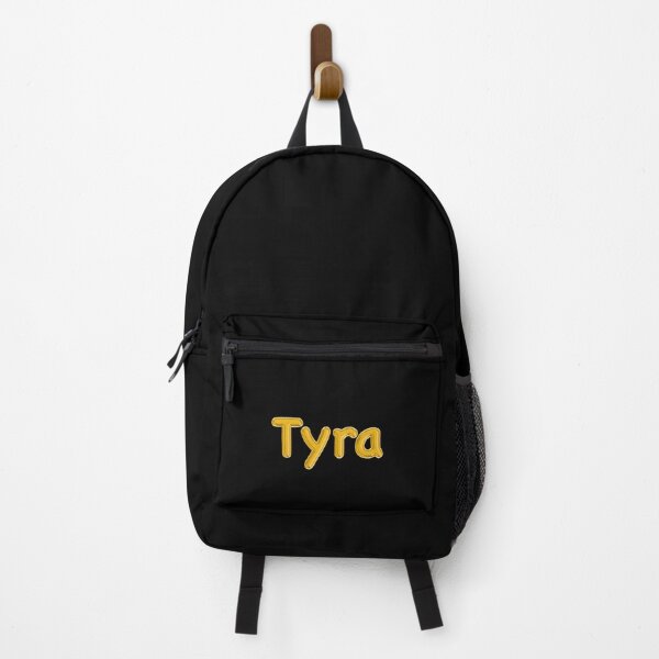 Artikelvorschau, Goldenes Ballonfolien-Namensschild Tyra – (Schwarz) entworfen und verkauft von NormadWorld.