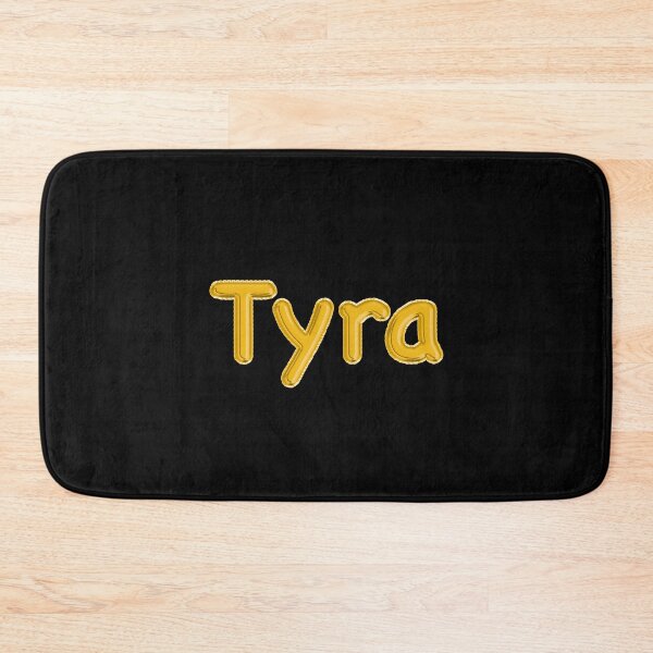 Item preview, Golden Balloon Foil Tyra Name Label - (Black) designed and sold by NormadWorld.