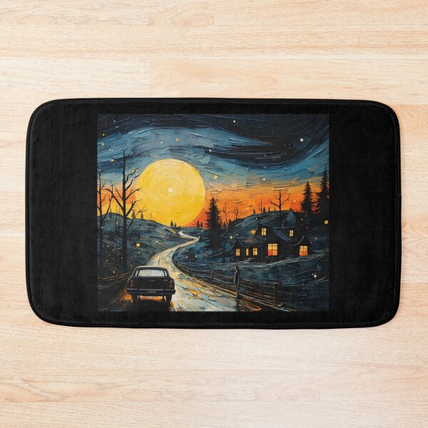Item preview, country road car sunset designed and sold by UILOVE.