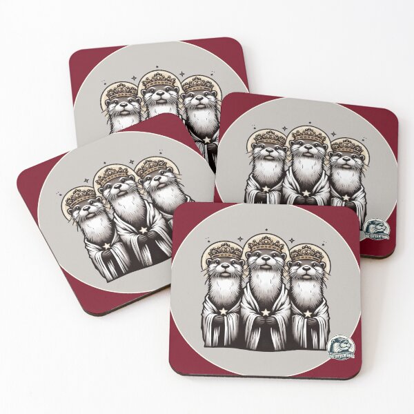 Item preview, 3 wise Otter - Xmas, Christmas designed and sold by ThisDress.