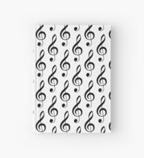 Cuaderno de tapa dura Nota musical de agudos