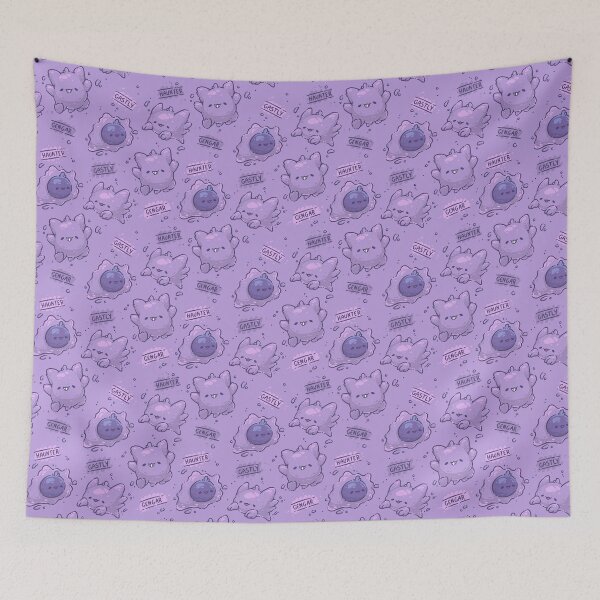 Item preview, Poke Pattern: Purple Ghost Ball designed and sold by SketchesWSara.