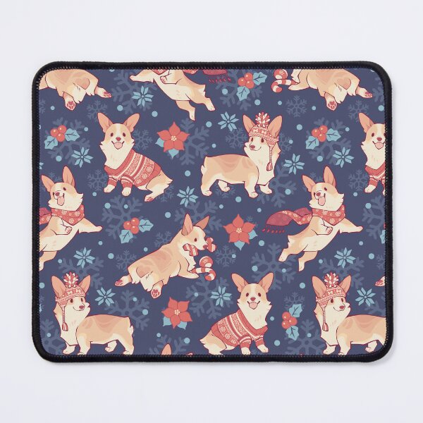 Item preview, Winter corgis in cozy midnight designed and sold by Colordrilos.