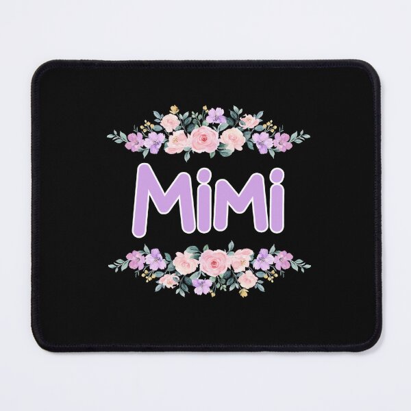 Item preview, Purple Flower Mimi Name Label (Black) designed and sold by NormadWorld.