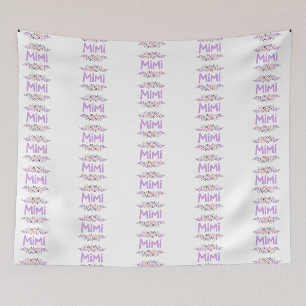 Item preview, Purple Flower Mimi Name Label designed and sold by NormadWorld.