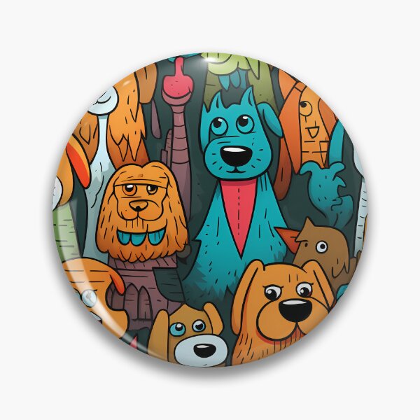 Item preview, Seamless Cartoon Dogs and Cats Pattern designed and sold by HisoTorDesign.