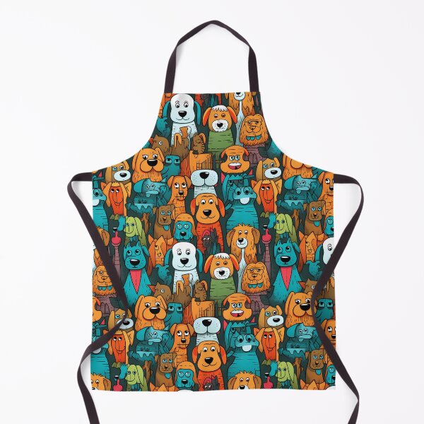 Item preview, Seamless Cartoon Dogs and Cats Pattern designed and sold by HisoTorDesign.