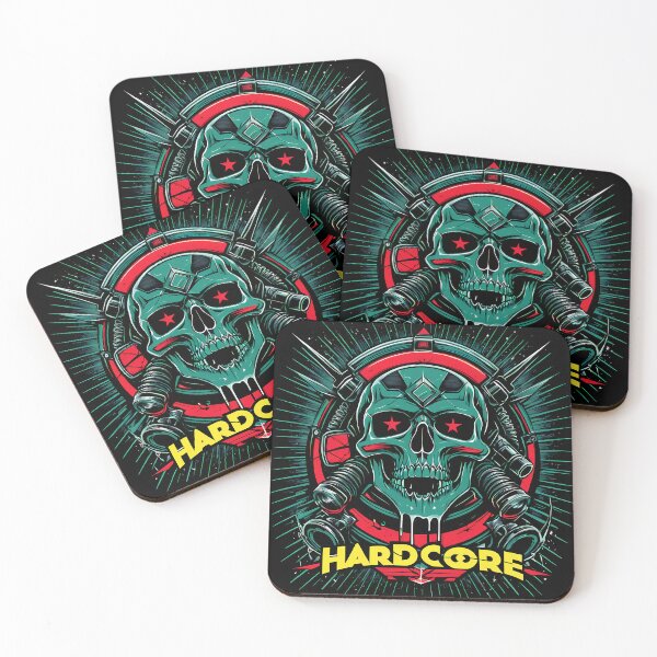 Item preview, Hardcore skull design designed and sold by TaevasDesign.