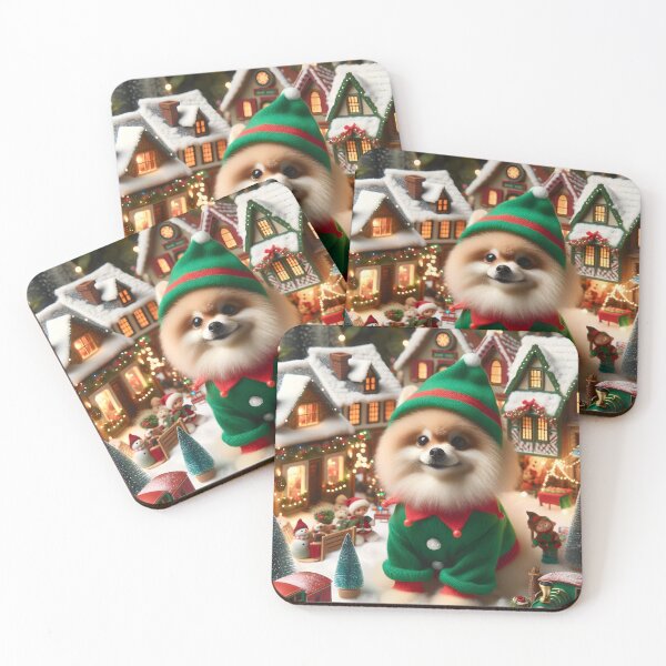 Item preview, Xmas Pomeranian elf outfit designed and sold by Truck Stop One.