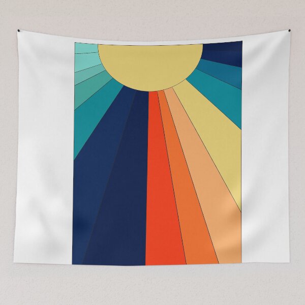 Item preview, 70's retro sun designed and sold by ZolliArt.