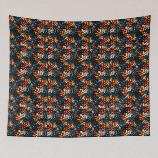 Item preview,  Fall Leaves Seamless Patterns Bundle  designed and sold by Aramdesing.