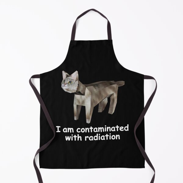 Item preview, Contaminated With Radiation Low Poly Cat Meme Kitr Weidrcore designed and sold by fomodesigns.