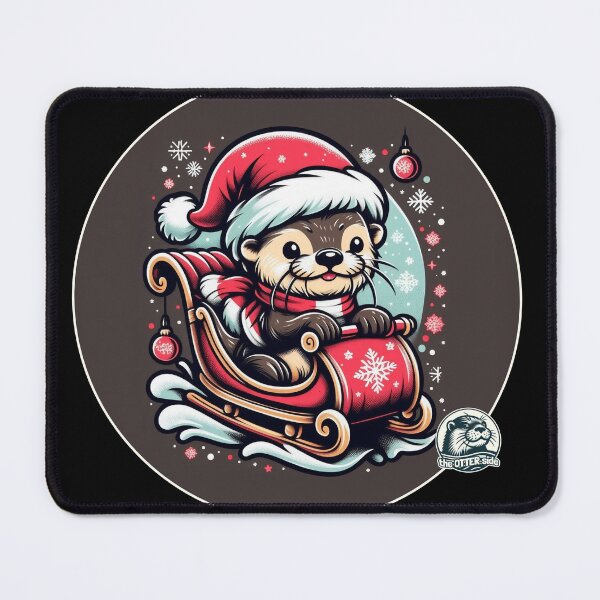 Item preview, Otter sleigh - Xmas, Christmas designed and sold by ThisDress.