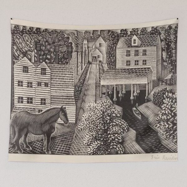 Item preview, Eric Ravilious -The Watermill designed and sold by tomorrowsart.