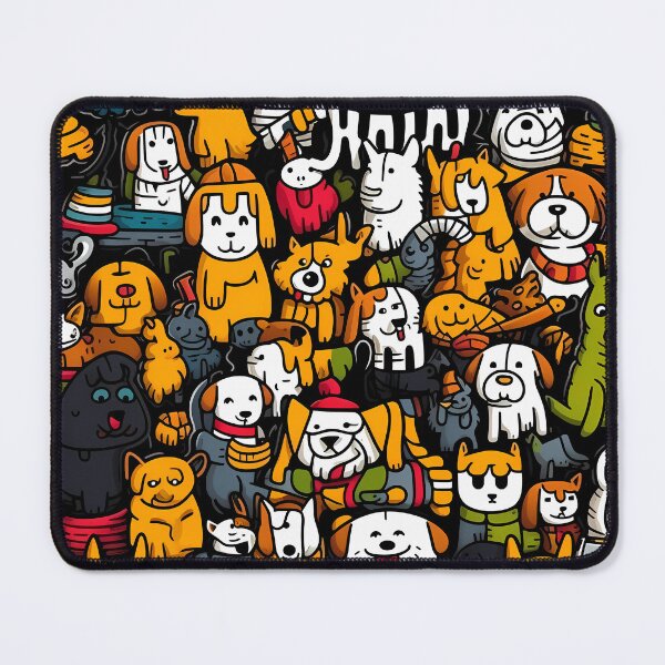 Item preview, Seamless Happy Dogs Playing designed and sold by HisoTorDesign.