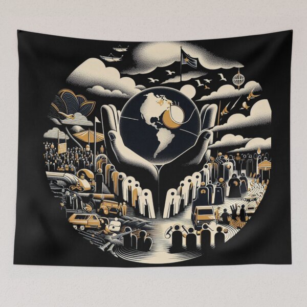 Item preview, The world is in dishonest hands designed and sold by elrashedy007.