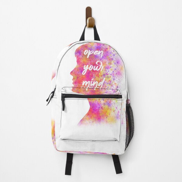 Item preview, Colorful side-face with text designed and sold by Visual Arts Dominika Cybuch.