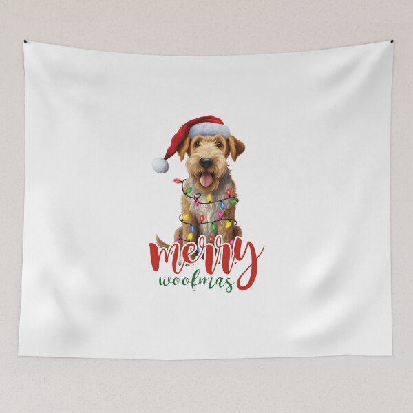 Item preview, Merry Woofmas : Christmas airedale designed and sold by Tmino-design.